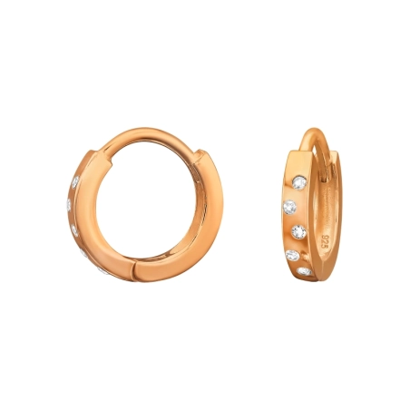 náušnice - 925 Mincový Striebro #SC# s zirkóny #47021 | #AN#