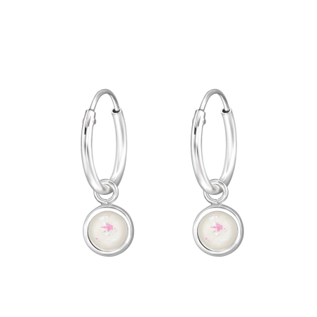 Závesný syntetický opál - 925 Mincový Striebro #SC# s opál #43828 | #AN#