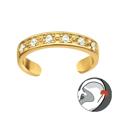 Prostý - 925 Mincový Striebro #SC# s zirkóny #42255 | #AN#