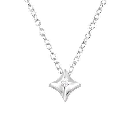 hviezda - 925 Mincový Striebro #SC# s zirkóny #41343 | #AN#