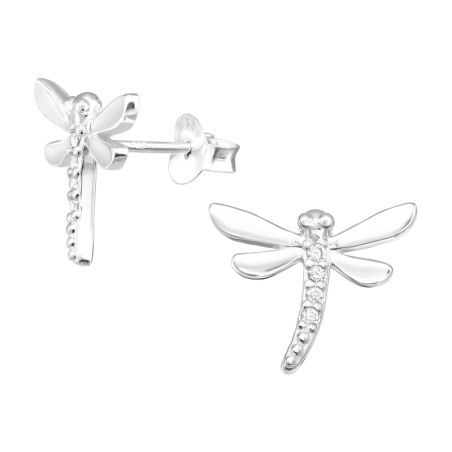 Dragonfly - 925 Mincový Striebro #SC# s zirkóny #41363 | #AN#