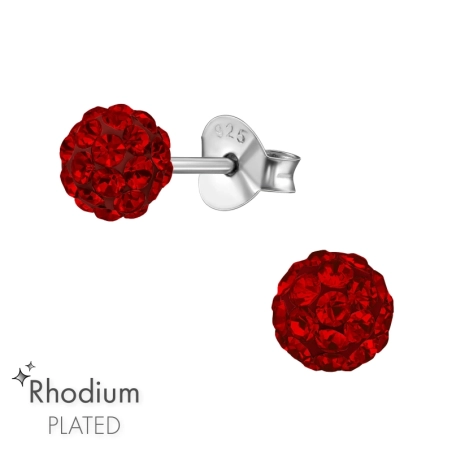 guľa - 925 Mincový Striebro #SC# s krištáľ #39261 | #AN#