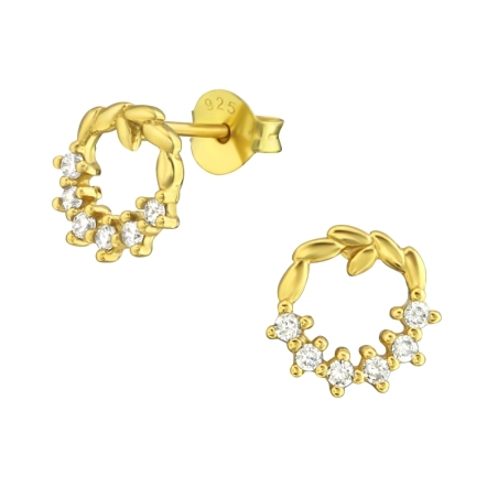 veniec - 925 Mincový Striebro #SC# s zirkóny #36782 | #AN#