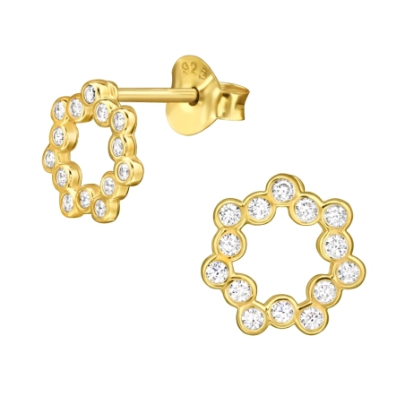 8mm veniec - 925 Mincový Striebro #SC# s zirkóny #49998 | #AN#