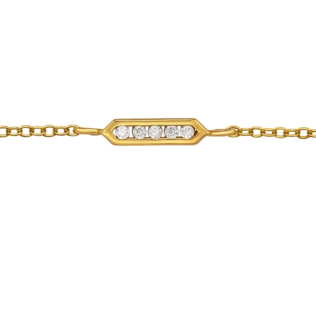 10 mm tyč - 925 Mincový Striebro #SC# s zirkóny #49817 | #AN#