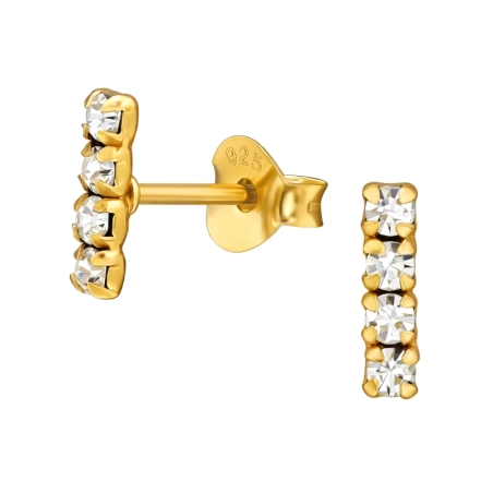 bar - 925 Mincový Striebro #SC# s krištáľ #49053 | #AN#