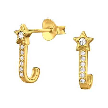 hviezda - 925 Mincový Striebro #SC# s zirkóny #46936 | #AN#