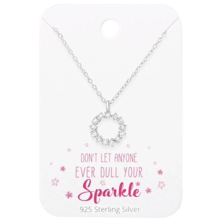 Šumivé okrúhle - 925 Mincový Striebro #SC# s zirkóny #45509 | #AN#