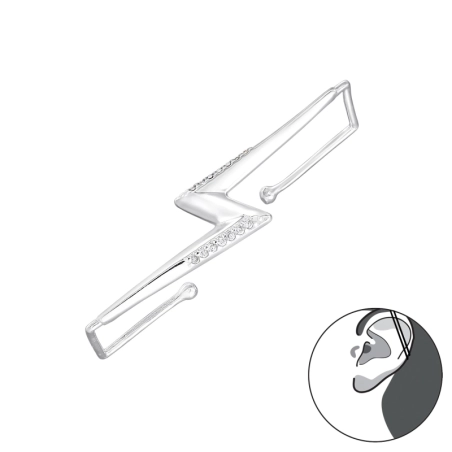 blesk - 925 Mincový Striebro #SC# s zirkóny #45053 | #AN#