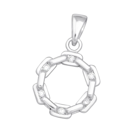 kruh - 925 Mincový Striebro #SC# s zirkóny #44371 | #AN#