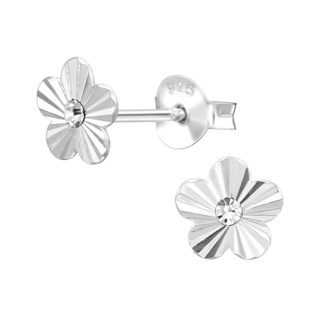 Kvetina - 925 Mincový Striebro #SC# s krištáľ #49698 | #AN#