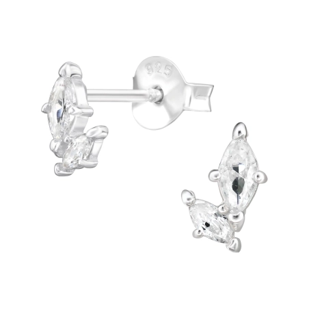 žena markíze - 925 Mincový Striebro #SC# s zirkóny #49194 | #AN#