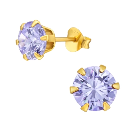 Round 7milimetr - 925 Mincový Striebro #SC# s zirkóny #45201 | #AN#