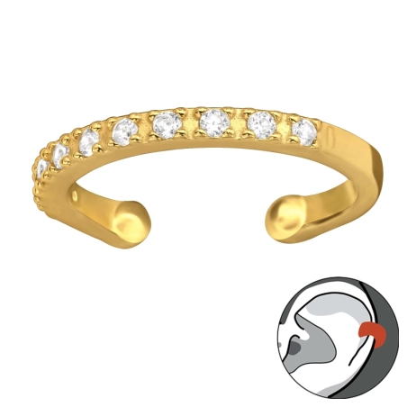 iskrivý - 925 Mincový Striebro #SC# s zirkóny #40888 | #AN#