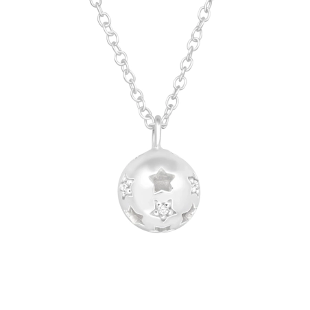 hviezda - 925 Mincový Striebro #SC# s zirkóny #40418 | #AN#