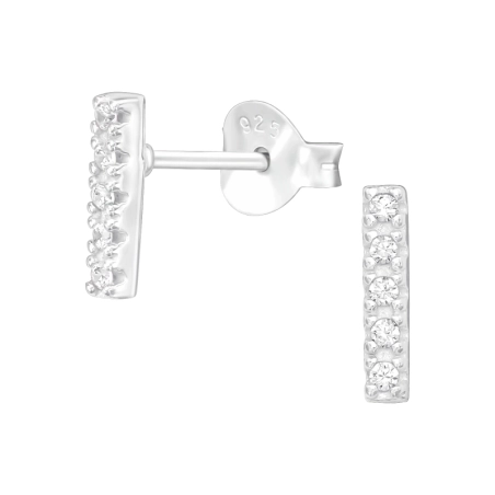 bar - 925 Mincový Striebro #SC# s zirkóny #38819 | #AN#