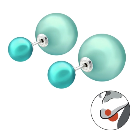 kolo - 925 Mincový Striebro #SC# s perla #27769 | #AN#