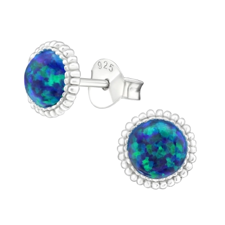 kolo - 925 Mincový Striebro #SC# s opál #23626 | #AN#