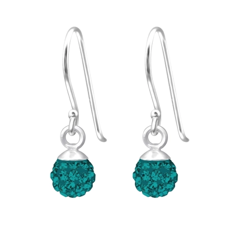 Kryštaľová lopta - 925 Mincový Striebro #SC# s krištáľ #18850 | #AN#