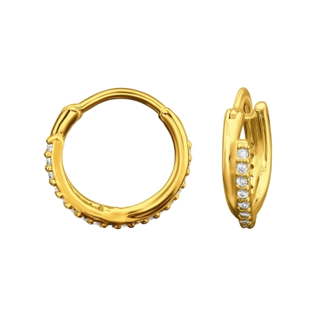 náušnice - 925 Mincový Striebro #SC# s zirkóny #50725 | #AN#