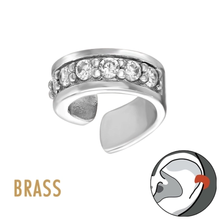 bar - Mosadz #SC# s zirkóny #50780 | #AN#