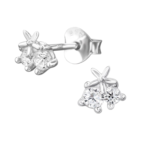 Kvetina - 925 Mincový Striebro #SC# s zirkóny #50013 | #AN#