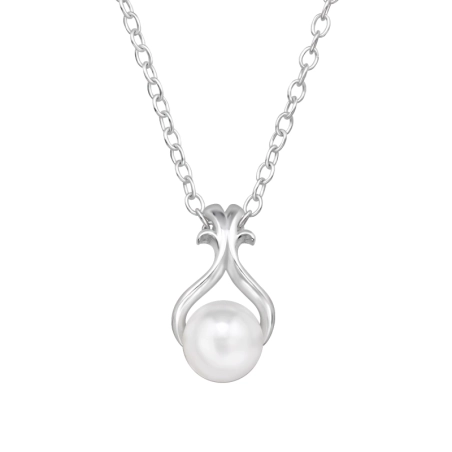 hruška - 925 Mincový Striebro #SC# s perla #49482 | #AN#