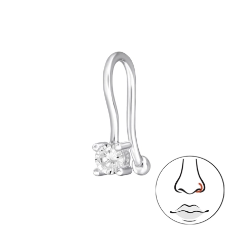 2,5mm okrúhly zirkón striebro šperky | All4silver