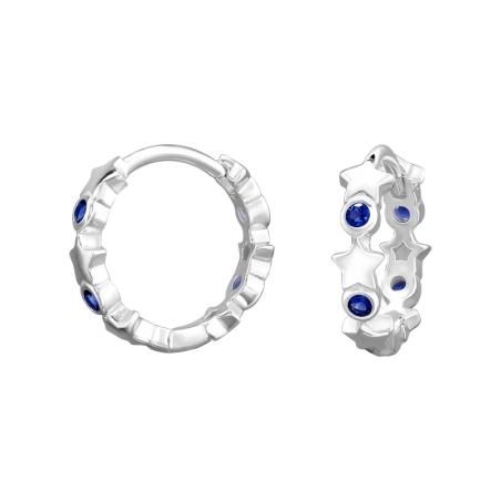 hviezda - 925 Mincový Striebro #SC# s zirkóny #49265 | #AN#