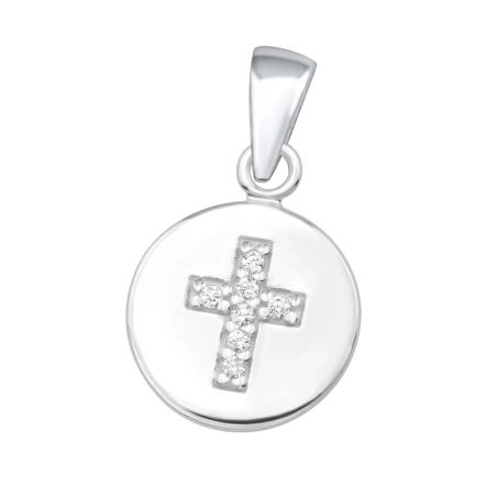 Kríž Prívesky so zirkónom šperky | All4silver