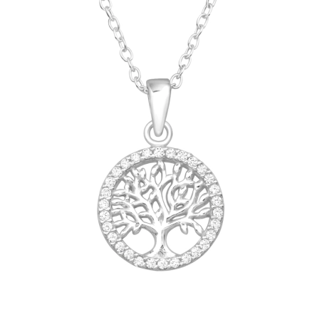 Strom života so zirkónmi Príroda šperky | All4silver