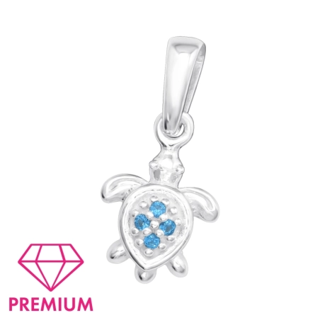 Korytnačka - Premium* Prívesky pre deti šperky | All4silver