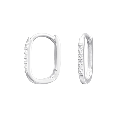 Huggies so zirkónmi Ear Huggers šperky | All4silver