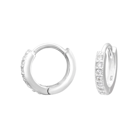 Huggies krúžky so zirkónmi Ear Huggers šperky | All4silver