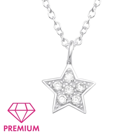 Hviezda - Premium* Náhrdelníky s retiazkou šperky | All4silver