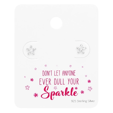 hviezda - 925 Mincový Striebro #SC# s zirkóny #45495 | #AN#