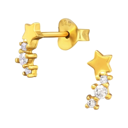 Létavice - 925 Mincový Striebro #SC# s zirkóny #45119 | #AN#