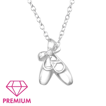 Topánky baletky - Premium* Náhrdelníky s retiazkou šperky | All4silver