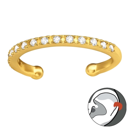 iskrivý - 925 Mincový Striebro #SC# s zirkóny #40891 | #AN#