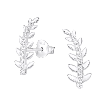 List Puzetové náušnice so zirkónom šperky | All4silver