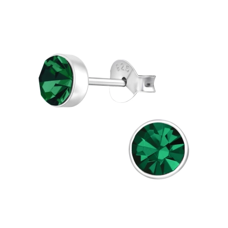 Okrúhle 5mm Základné náušnice šperky | All4silver