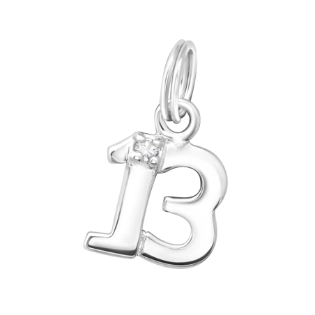 "13" Prívesky s oddelenými krúžkami šperky | All4silver