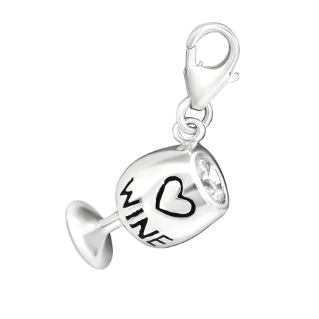 Pohár Na Víno Sponové amulety šperky | All4silver