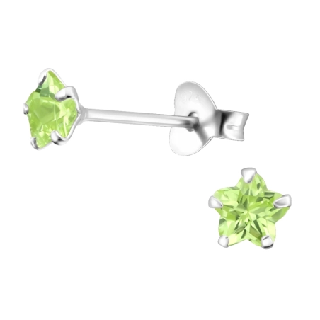 Flower 4mm Základné náušnice šperky | All4silver